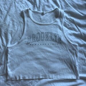 Brooklyn cut off summer tank top